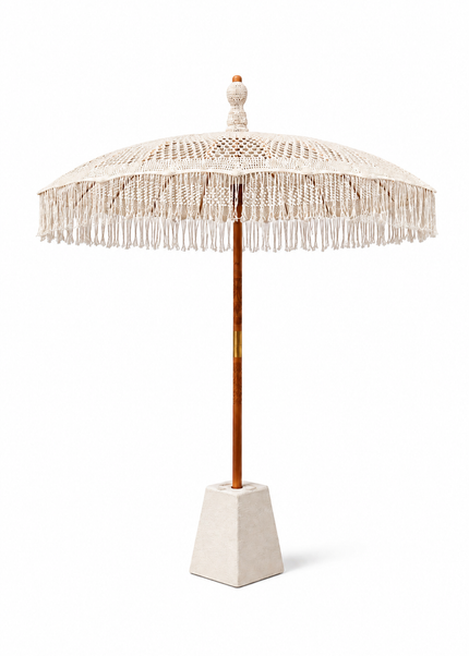 Nusa Macramé Parasol – Naturel