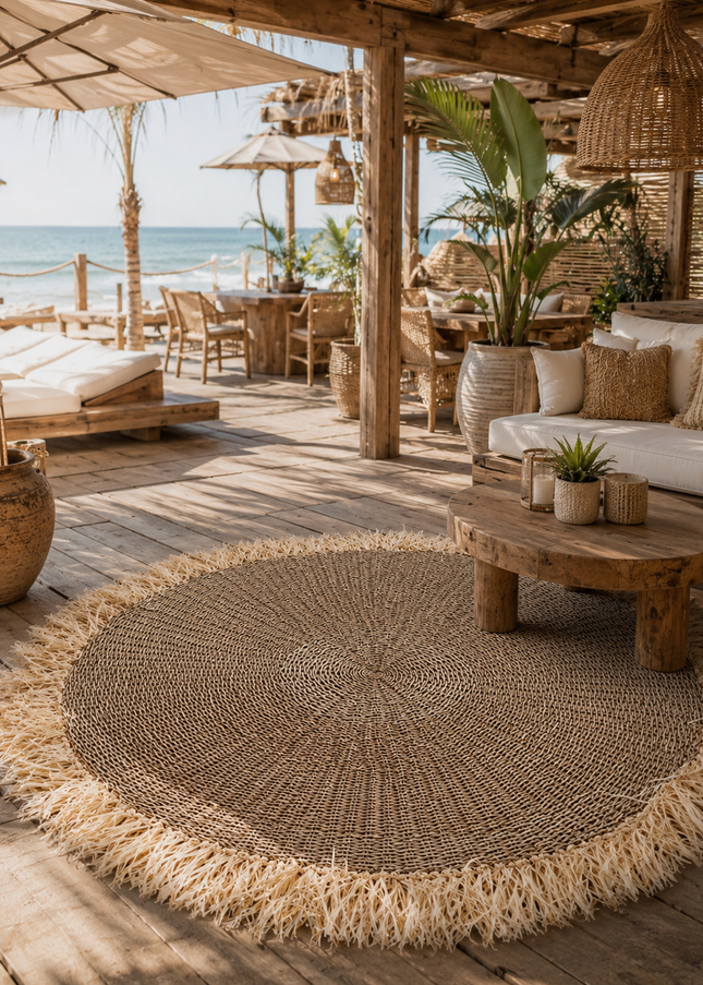 Fringe rug - 200cm