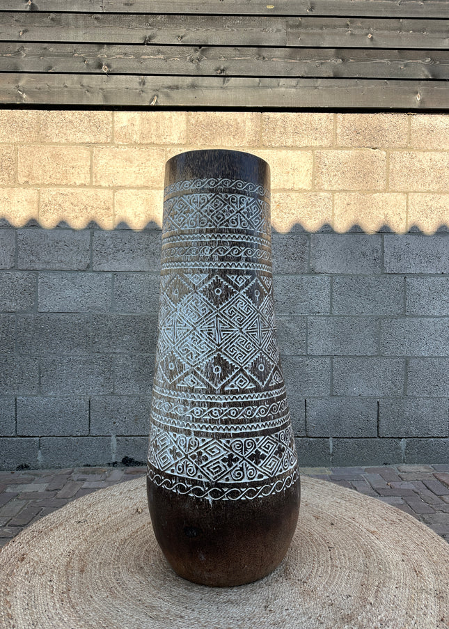Houten Vaas Palm Ruku – 100 cm
