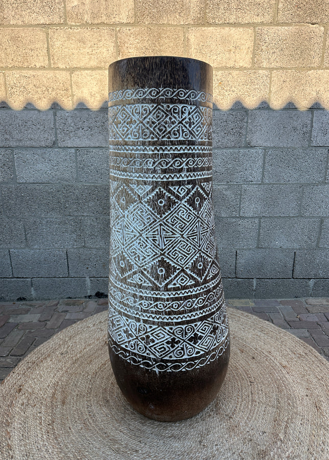 Houten Vaas Palm Ruku – 100 cm