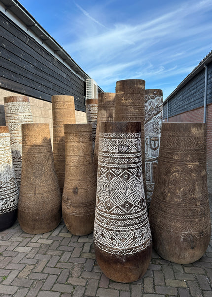 Houten Vaas Palm Kari – 200 cm