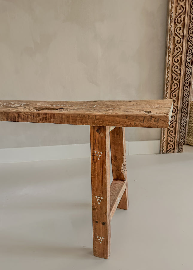Teak houten bankje handgemaakt uit Indonesië – 120 cm | nr700