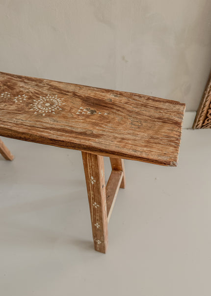 Teak houten bankje handgemaakt uit Indonesië – 80 cm | nr706