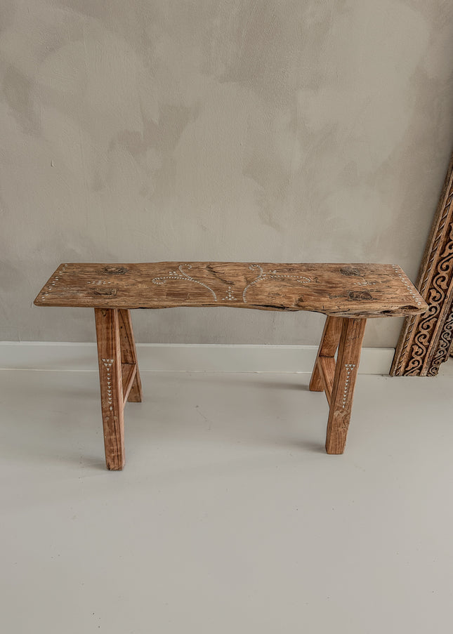 Teak houten bankje handgemaakt uit Indonesië – 75 cm | nr708