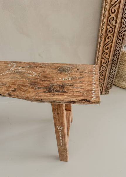 Teak houten bankje handgemaakt uit Indonesië – 75 cm | nr708