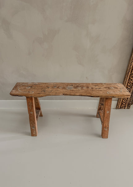 Teak houten bankje handgemaakt uit Indonesië – 80 cm | nr 709