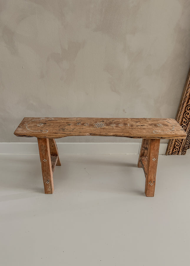 Teak houten bankje handgemaakt uit Indonesië – 80 cm | nr709