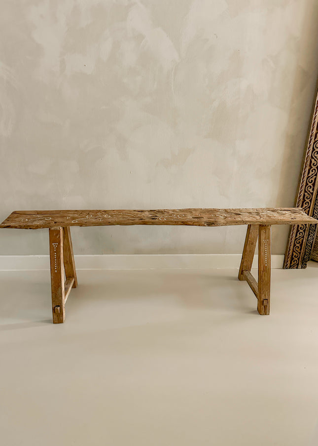 Teak houten bankje handgemaakt uit Indonesië – 140 cm | nr711