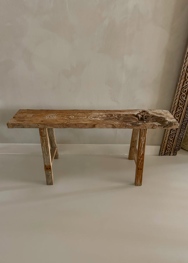 Teak houten bankje handgemaakt uit Indonesië – 100 cm | nr712