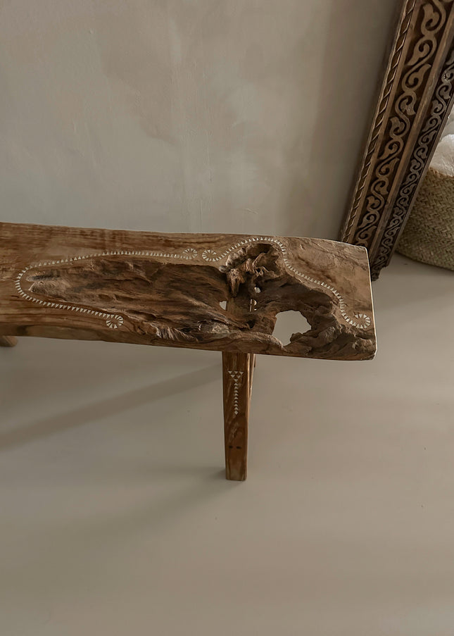 Teak houten bankje handgemaakt uit Indonesië – 100 cm | nr712