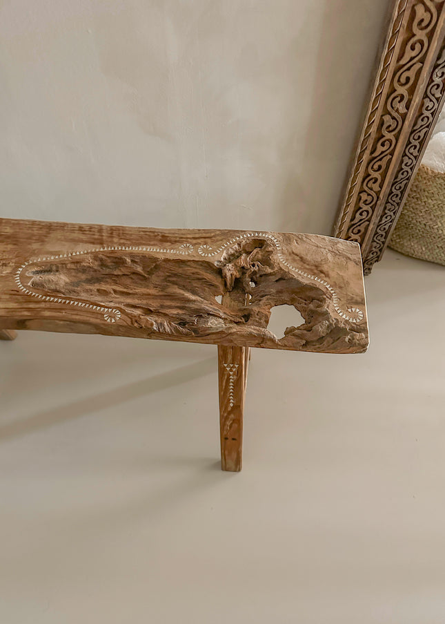 Teak houten bankje handgemaakt uit Indonesië – 100 cm | nr712