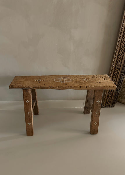 Teak houten bankje handgemaakt uit Indonesië – 75 cm | nr714