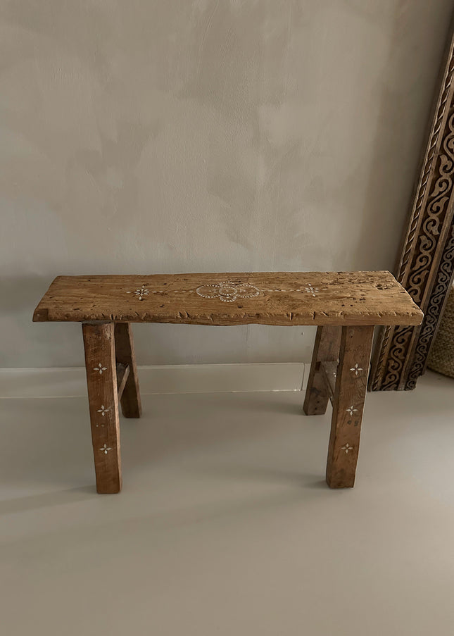Teak houten bankje handgemaakt uit Indonesië – 75 cm | nr714
