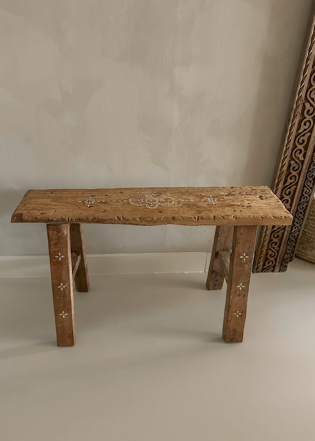 Teak houten bankje handgemaakt uit Indonesië – 75 cm | nr714