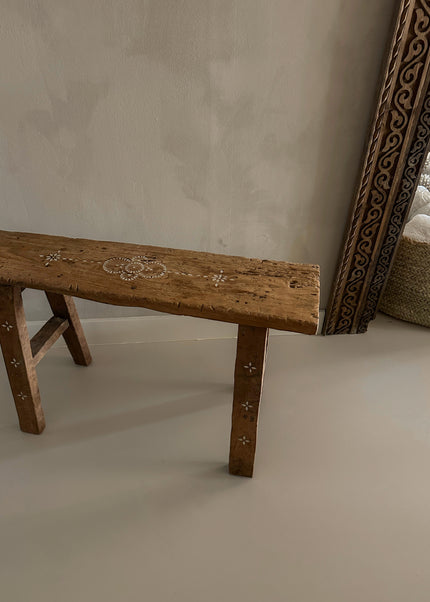 Teak houten bankje handgemaakt uit Indonesië – 75 cm | nr714