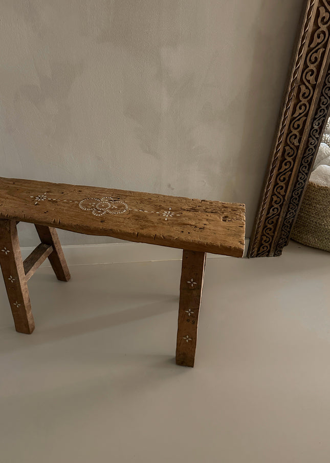 Teak houten bankje handgemaakt uit Indonesië – 75 cm | nr714