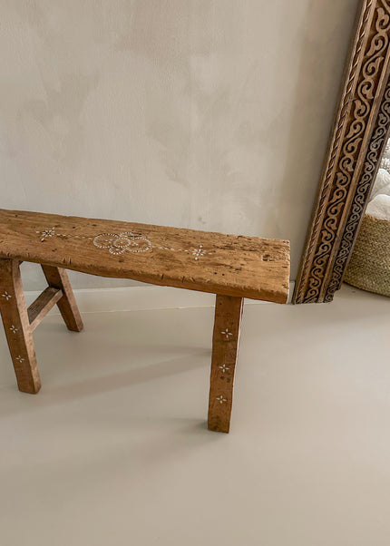 Teak houten bankje handgemaakt uit Indonesië – 75 cm | nr 714