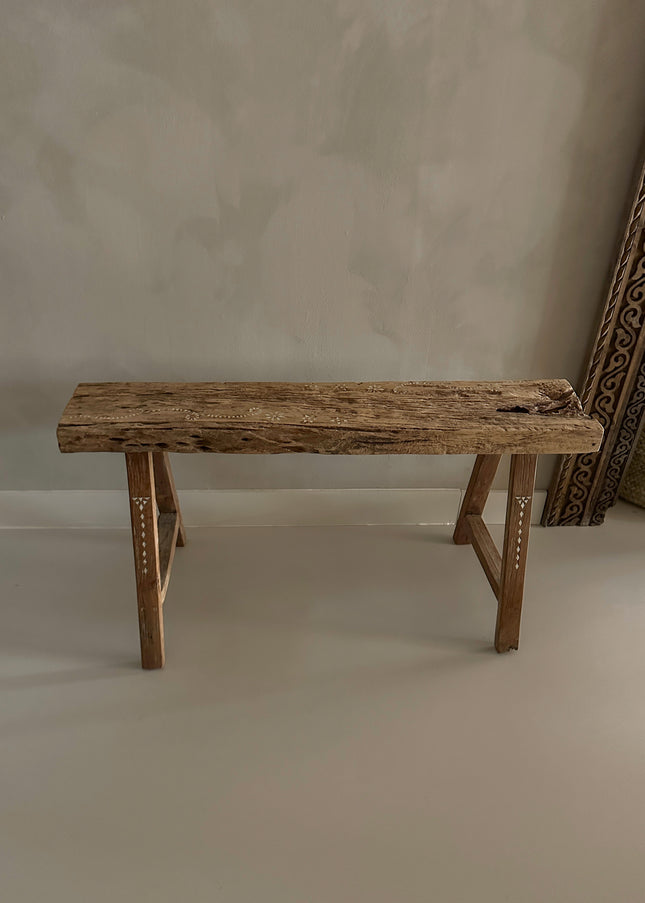 Teak houten bankje handgemaakt uit Indonesië – 75 cm | nr715