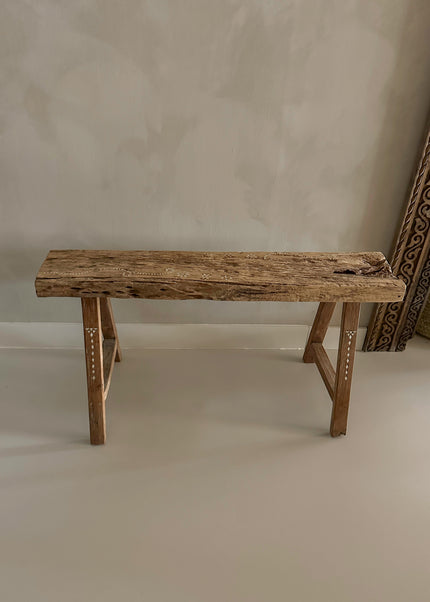 Teak houten bankje handgemaakt uit Indonesië – 75 cm | nr 715