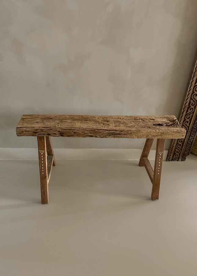 Teak houten bankje handgemaakt uit Indonesië – 75 cm | nr715