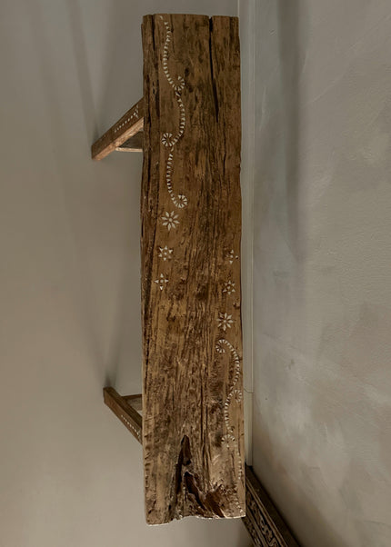 Teak houten bankje handgemaakt uit Indonesië – 75 cm | nr715