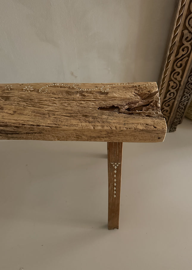 Teak houten bankje handgemaakt uit Indonesië – 75 cm | nr715