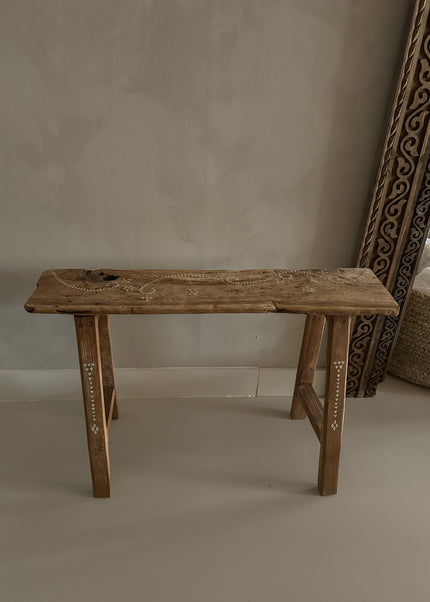 Teak houten bankje handgemaakt uit Indonesië – 80 cm | nr716