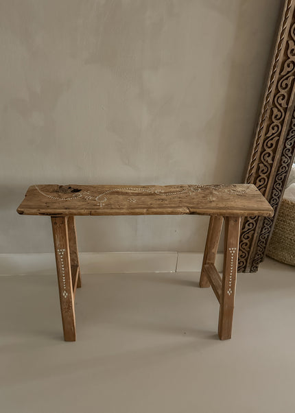 Teak houten bankje handgemaakt uit Indonesië – 70 cm | nr 716