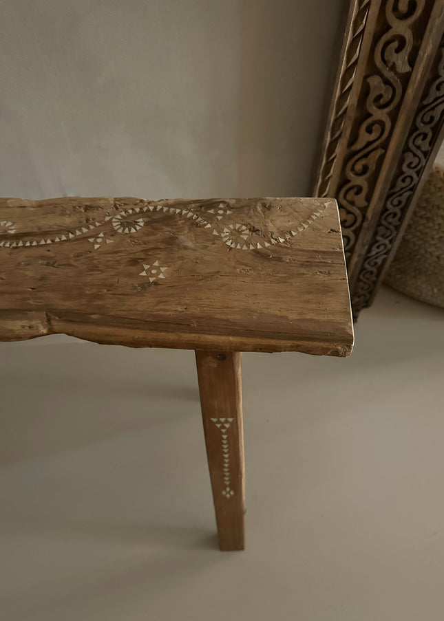 Teak houten bankje handgemaakt uit Indonesië – 80 cm | nr716