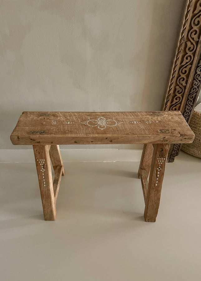 Teak houten bankje handgemaakt uit Indonesië – 66 cm | nr717