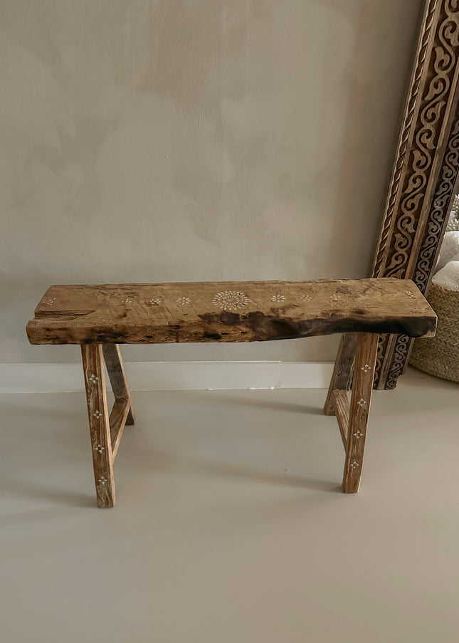 Teak houten bankje handgemaakt uit Indonesië – 75 cm | nr718