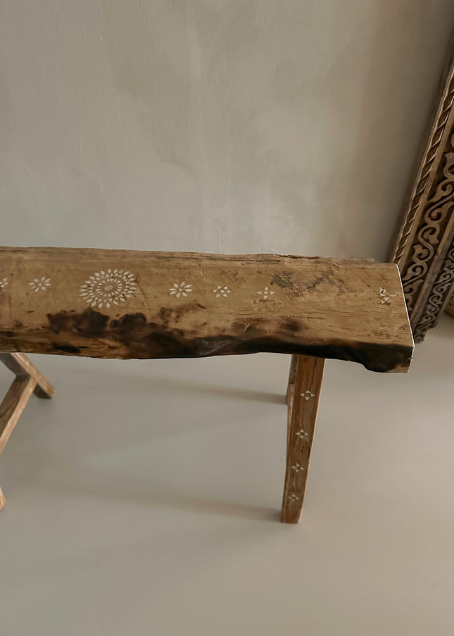 Teak houten bankje handgemaakt uit Indonesië – 75 cm | nr718