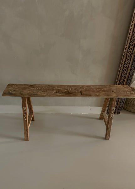 Teak houten bankje handgemaakt uit Indonesië – 100 cm | nr719