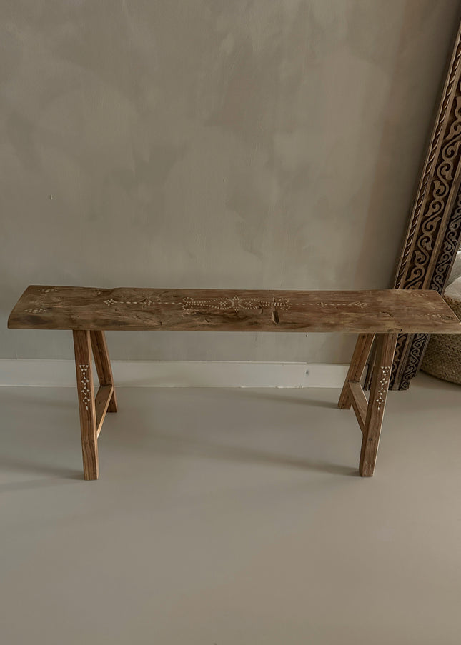 Teak houten bankje handgemaakt uit Indonesië – 100 cm | nr719