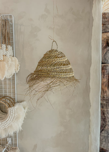 Zeegras Hanglamp Marrakesh – Handgemaakt uit Marokko - 30cm