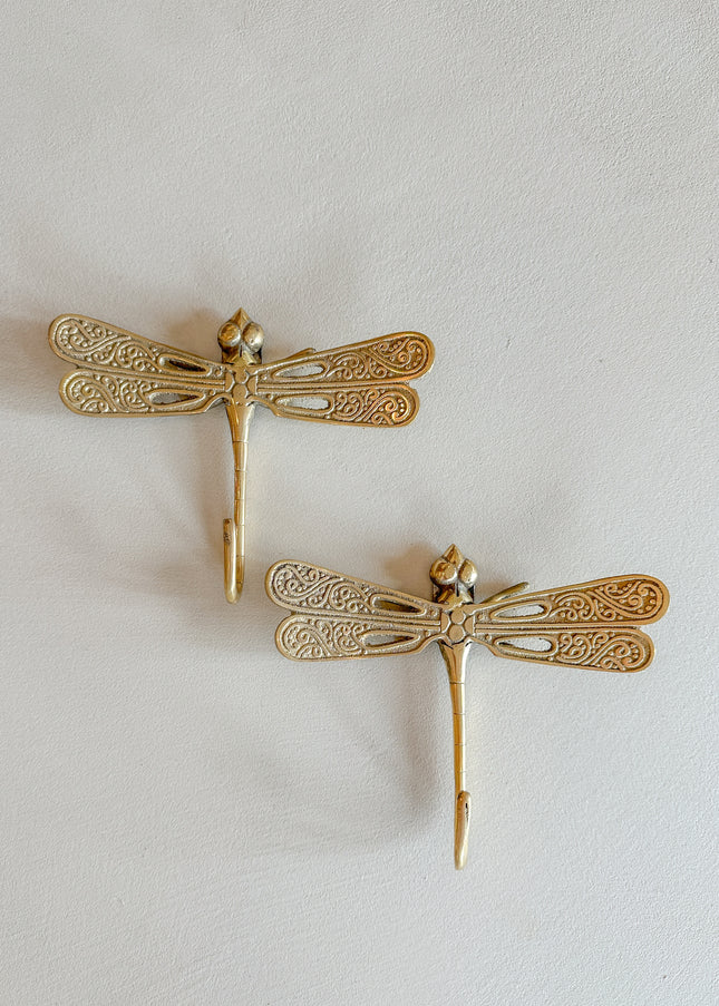 Wandhaak - Gouden Libelle