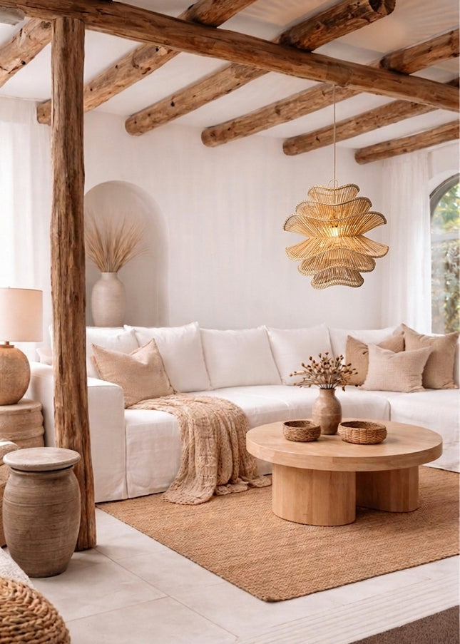 Tulum hanglamp  - Natuurlijk - L