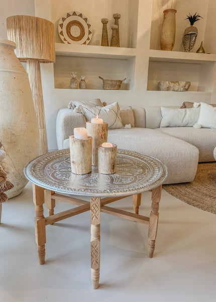 Houten Onderstel Marrakech Naturel – voor Marokkaans Dienblad