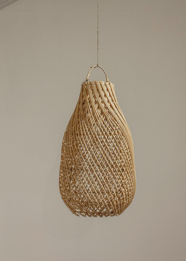 Rotan hanglamp - 25x40cm