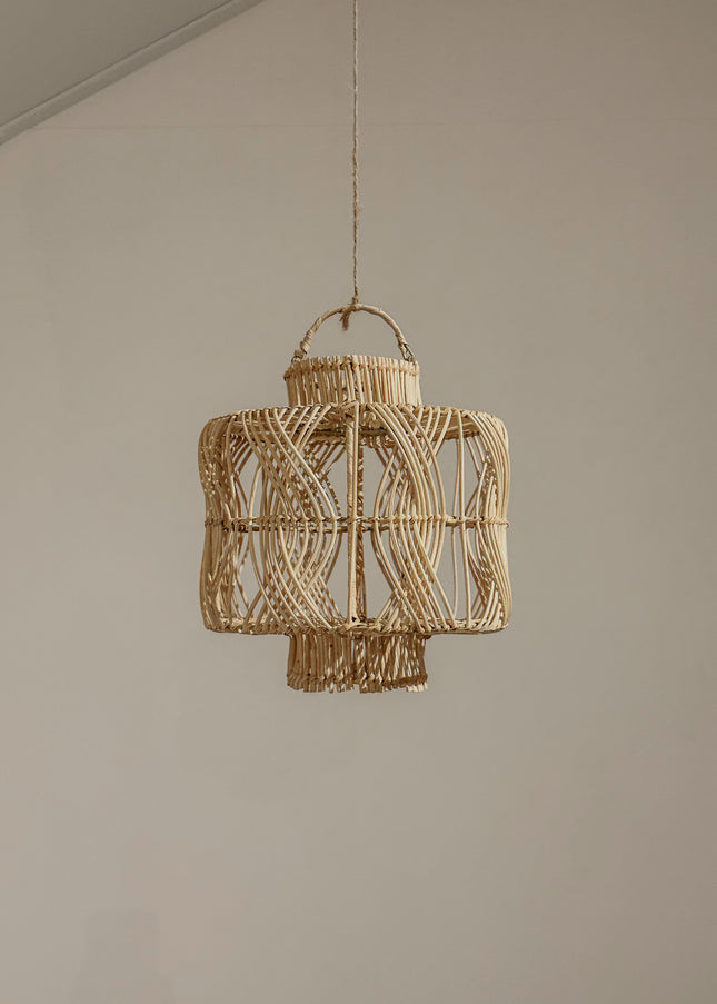 Rotan hanglamp - 25x27cm