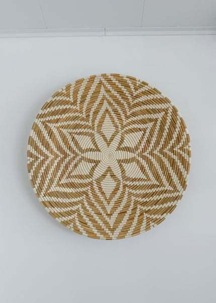 Wandschaal Zeegras & Katoen – 100 cm