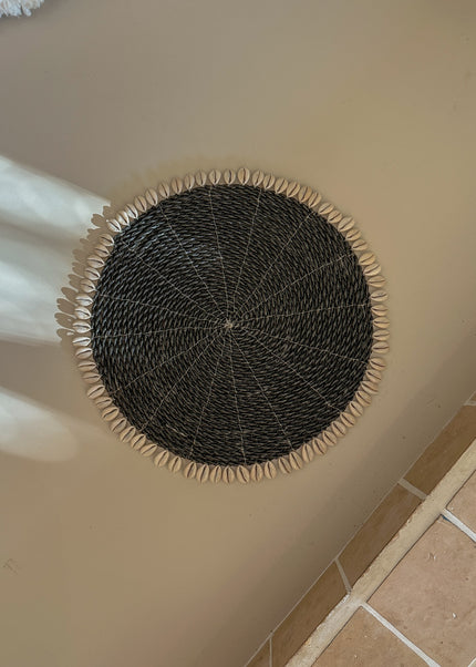 Raffia Placemat | zwart