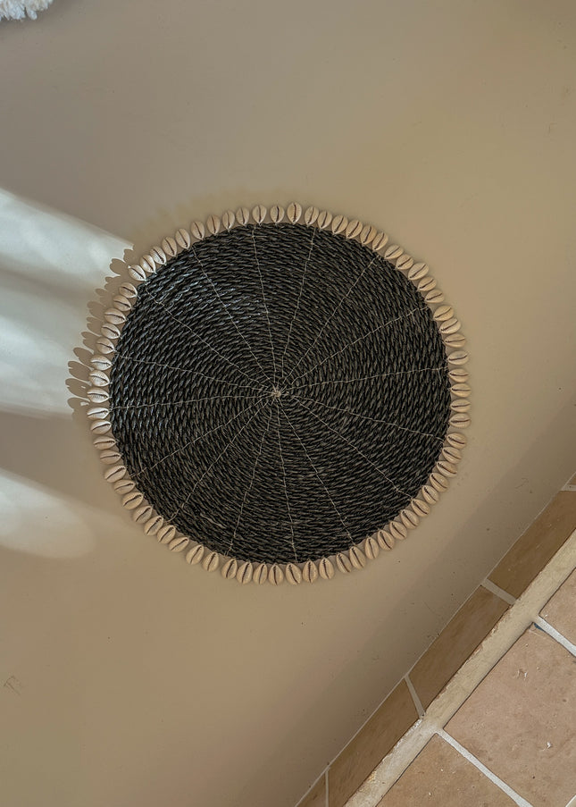Raffia Placemat | zwart