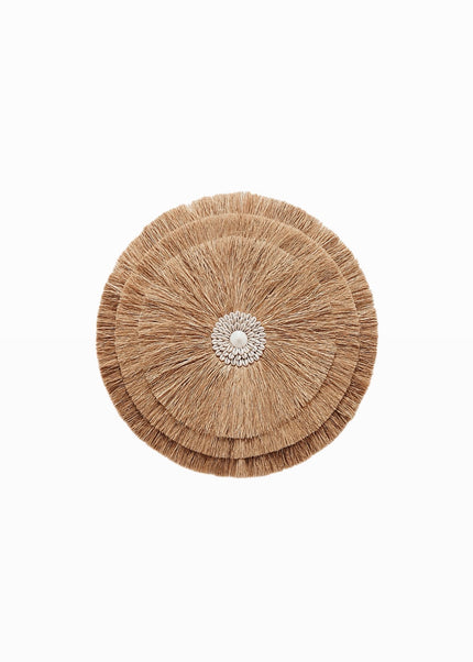 Wall Decoration Raffia Solana Shell – Natural – Ø 40 cm