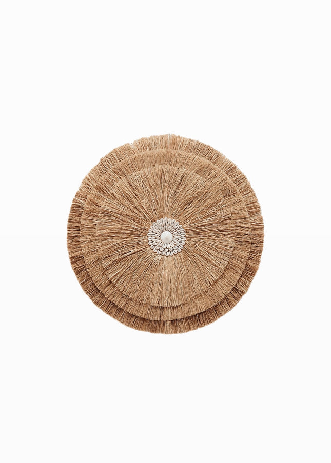 Wall Decoration Raffia Solana Shell – Natural – Ø 40 cm