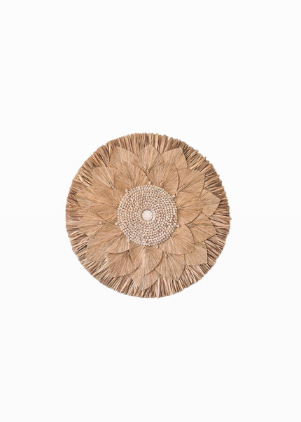 Wall Decoration Raffia Kauri Flower – Natural – Ø 40 cm