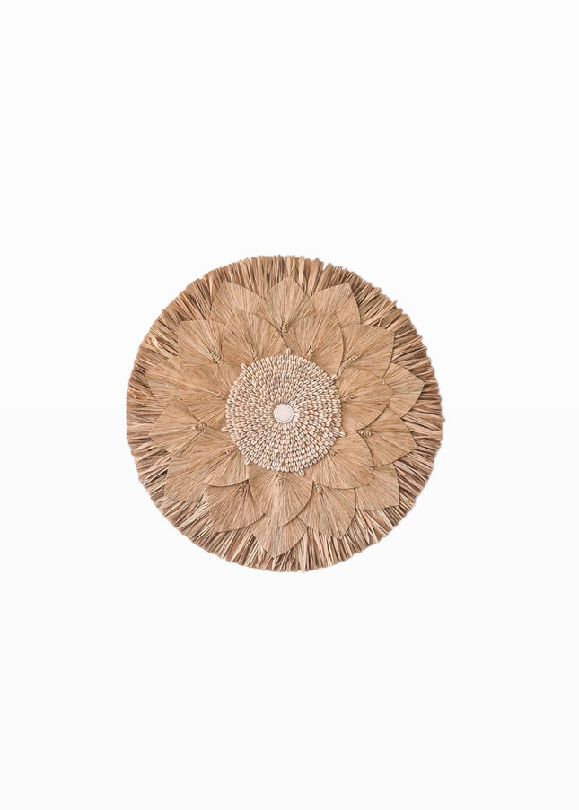 Wall Decoration Raffia Kauri Flower – Natural – Ø 40 cm
