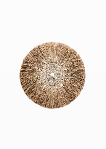 Wall Decoration Raffia Sunbeam – Natural – Ø 40 cm
