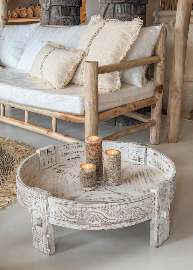 Chakki salontafel - Lotus White Wash