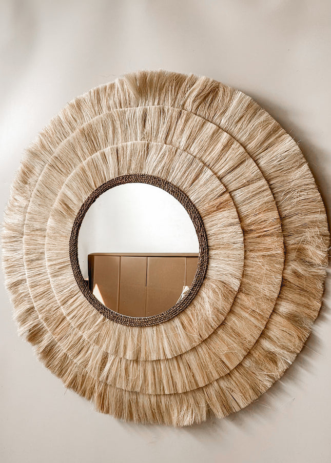 Spiegel Raffia 80cm